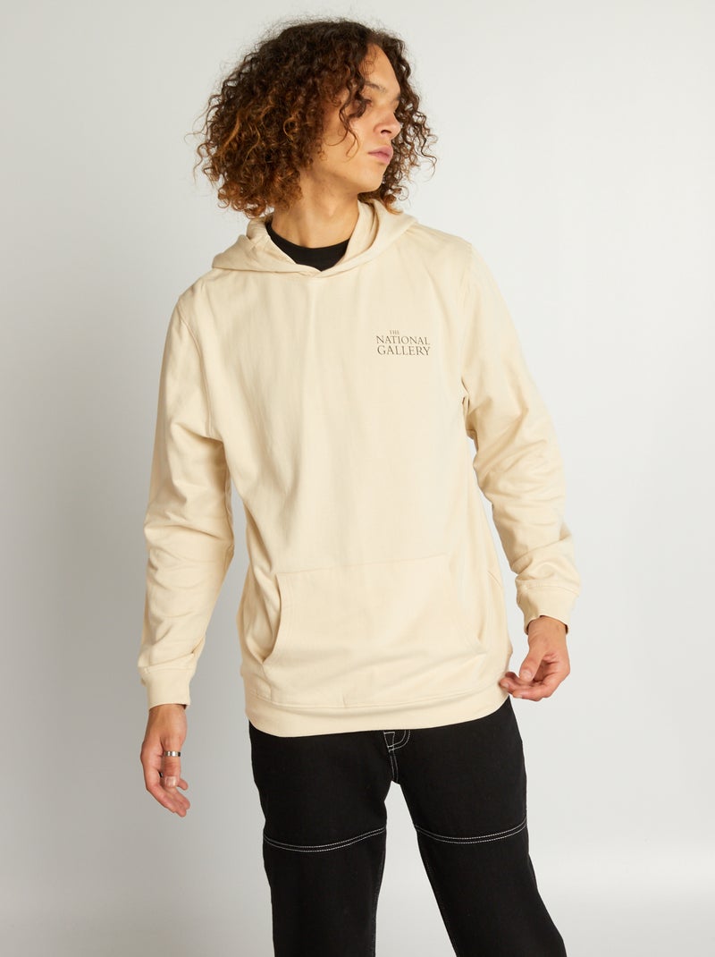 Sudadera con capucha 'National Gallery' BEIGE - Kiabi