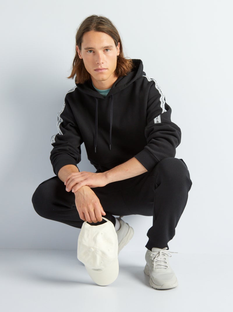 Sudadera con capucha NEGRO - Kiabi