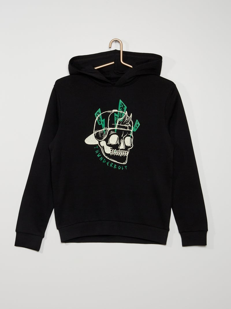 Sudadera con capucha NEGRO - Kiabi