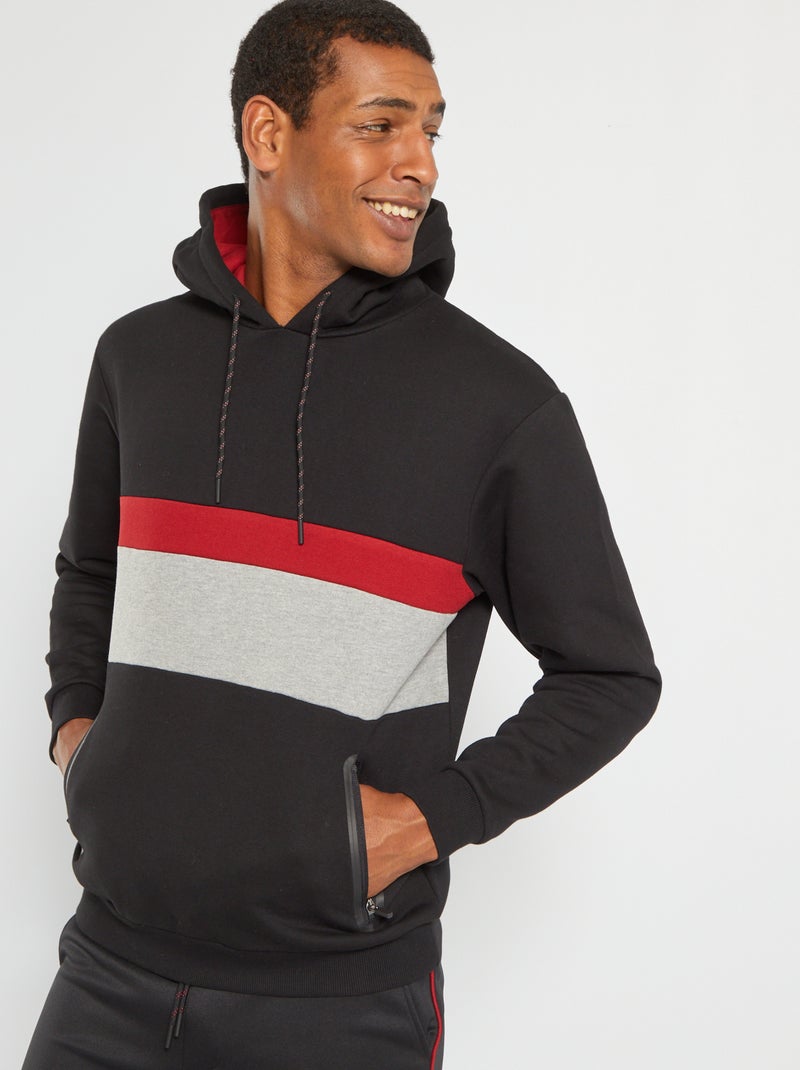 Sudadera con capucha NEGRO - Kiabi