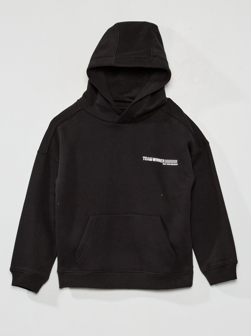 Sudadera con capucha NEGRO - Kiabi