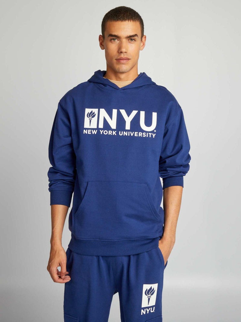 Sudadera con capucha 'New York University' AZUL - Kiabi