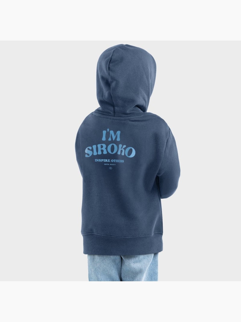 Sudadera con capucha niño lifestyle niños y niñas band Azul - Kiabi