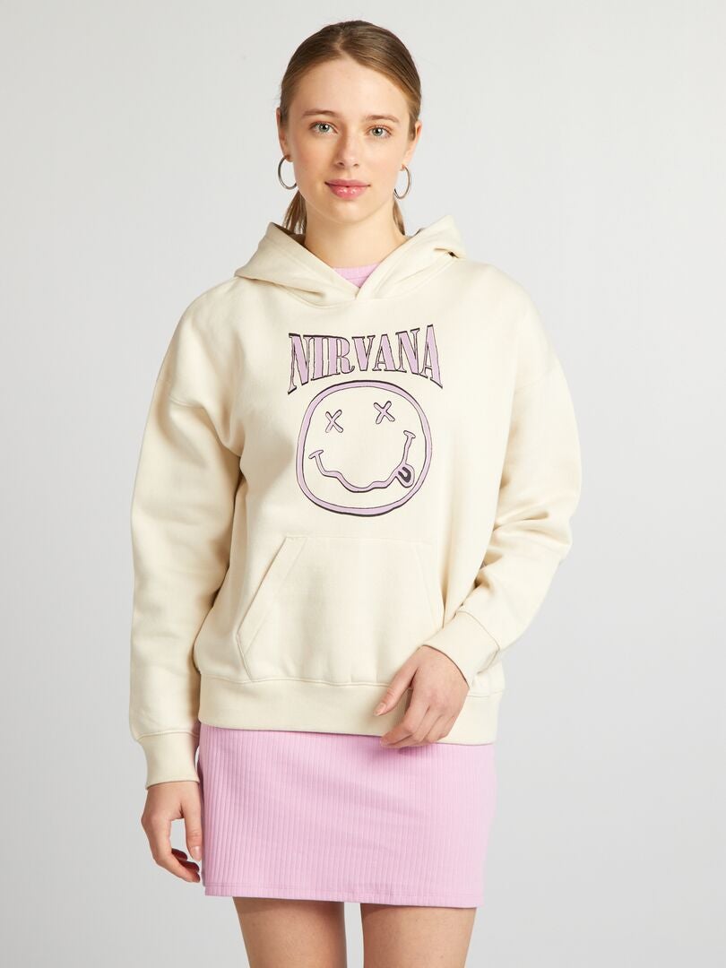 Camiseta Nirvana Hombre Nirvana Sudadera Con Capucha Inverse