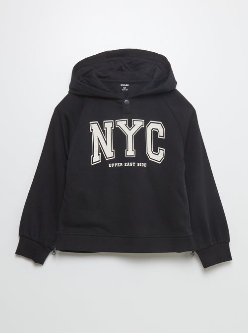 Sudadera con capucha 'NYC' - colección fácil de poner - Kiabi