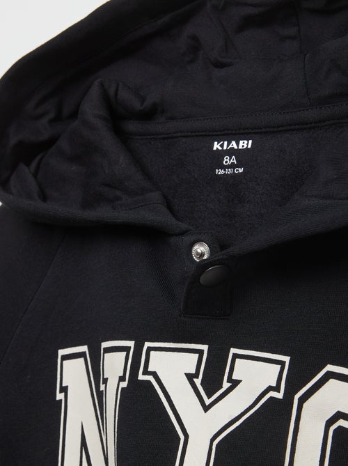 Sudadera con capucha 'NYC' - colección fácil de poner - Kiabi