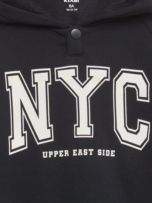 Sudadera con capucha 'NYC' - colección fácil de poner - Kiabi