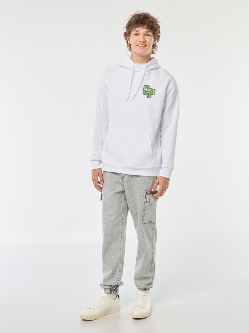 Sudadera con capucha 'One piece' BLANCO - Kiabi