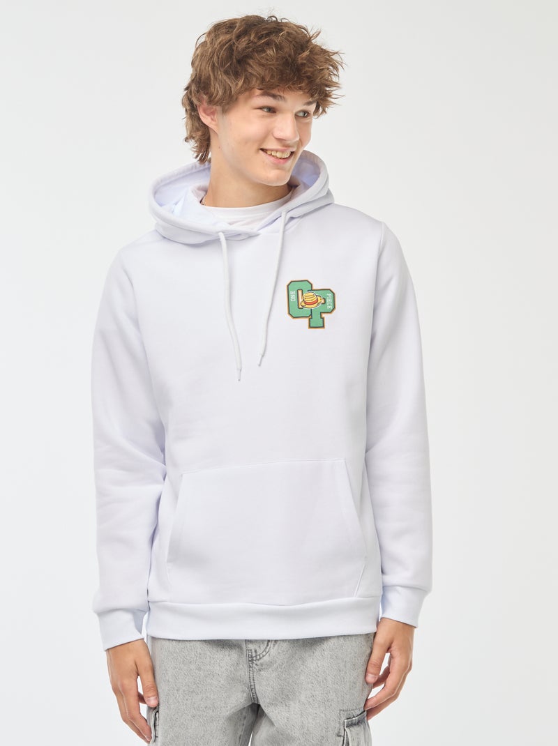 Sudadera con capucha 'One piece' BLANCO - Kiabi