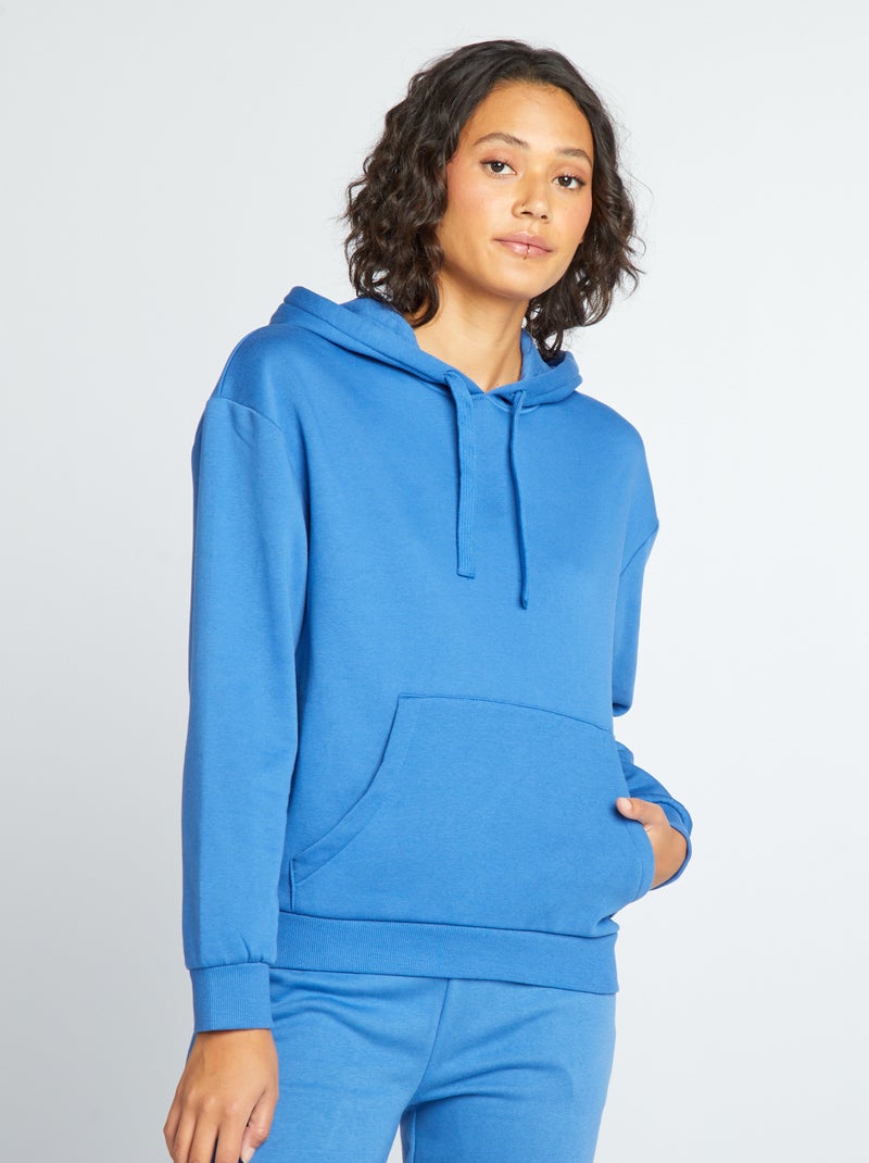 Sudadera con capucha oversize AZUL - Kiabi