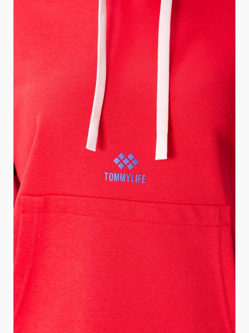 Sudadera con capucha oversize color block tommy - Kiabi