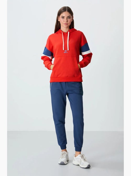 Sudadera con capucha oversize color block tommy - Kiabi