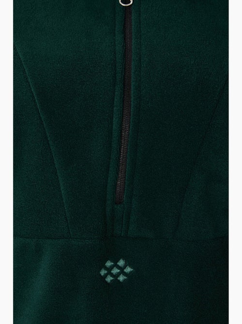 Sudadera con capucha oversize de felpa con media cremallera tommy - Kiabi
