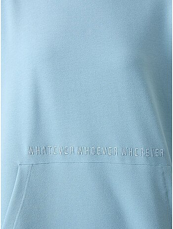 Sudadera con capucha oversize estampada tommy