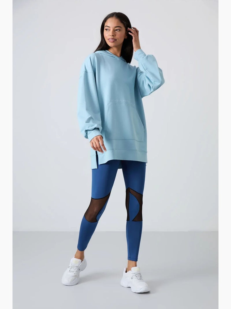 Sudadera con capucha oversize estampada tommy Azul cielo - Kiabi