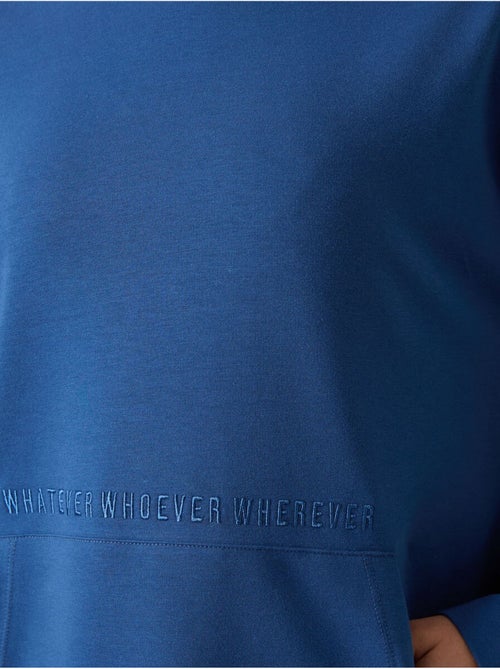 Sudadera con capucha oversize estampada tommy - Kiabi Sudadera con capucha oversize estampada tommy - Kiabi