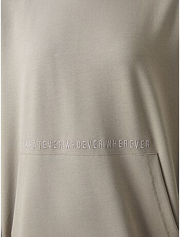 Sudadera con capucha oversize estampada tommy