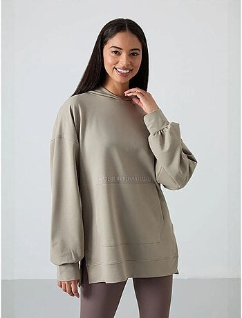 Sudadera con capucha oversize estampada tommy