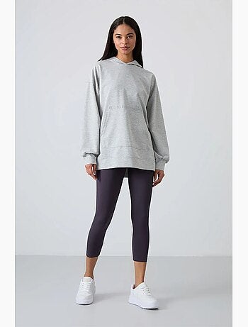 Sudadera con capucha oversize estampada tommy