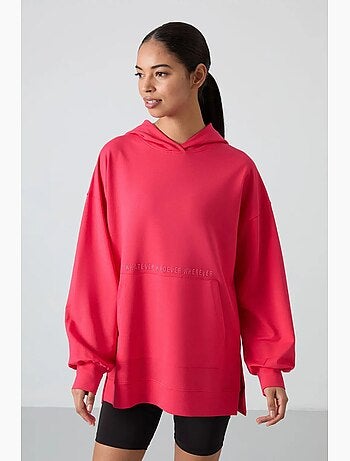 Sudadera con capucha oversize estampada tommy