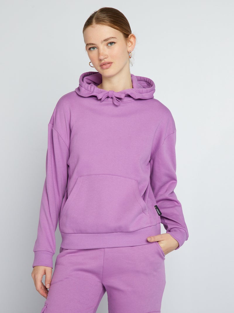 Sudadera con capucha oversize ROSA - Kiabi