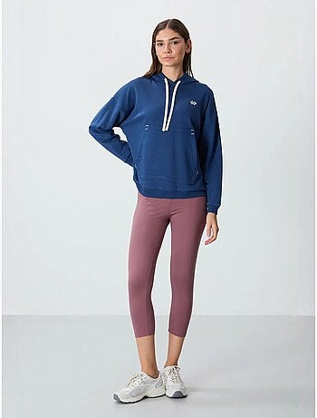 Sudadera con capucha oversize y bolsillo tommy