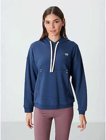 Sudadera con capucha oversize y bolsillo tommy