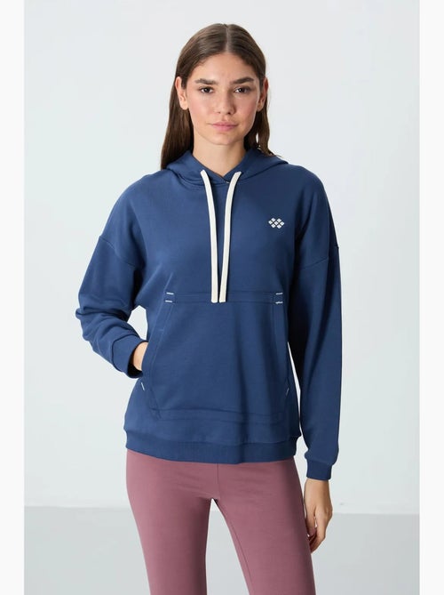 Sudadera con capucha oversize y bolsillo tommy - Kiabi