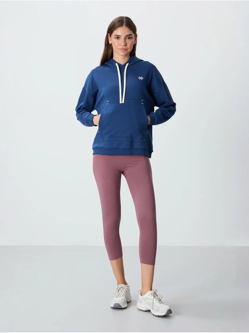 Sudadera con capucha oversize y bolsillo tommy Azul marino - Kiabi