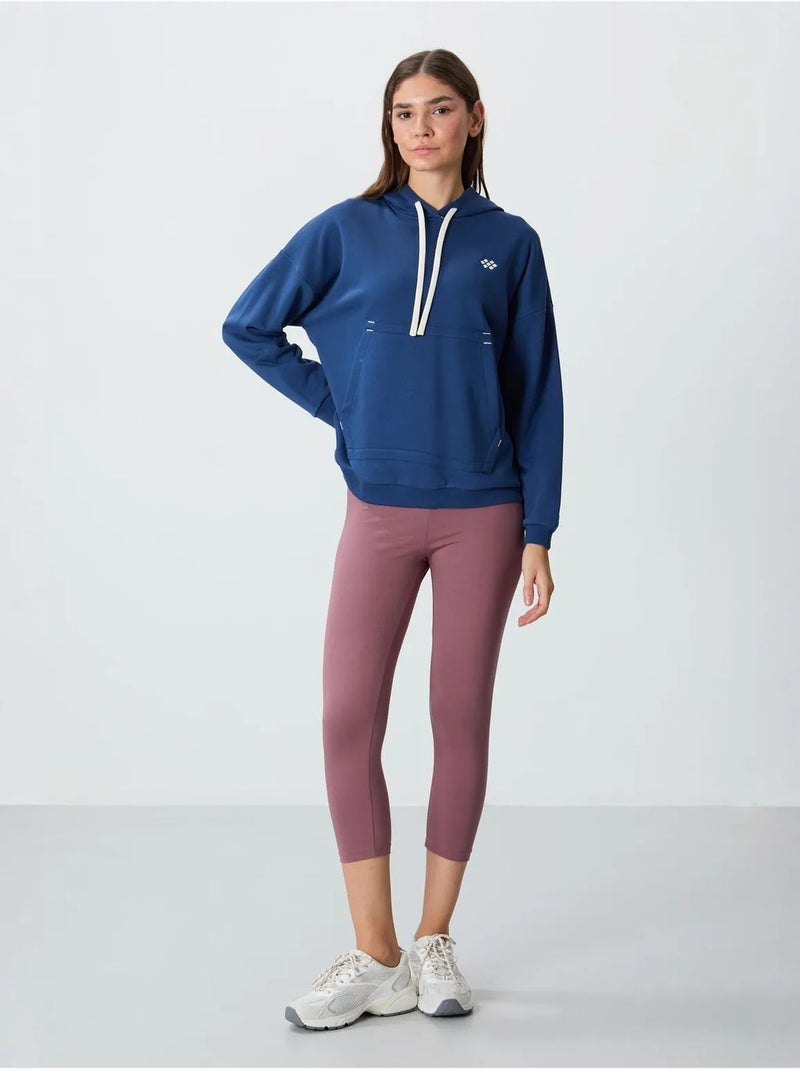 Sudadera con capucha oversize y bolsillo tommy Azul marino - Kiabi