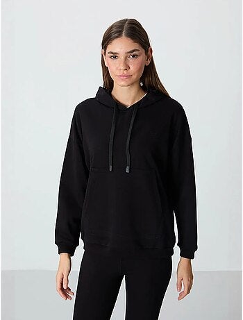 Sudadera con capucha oversize y bolsillo tommy
