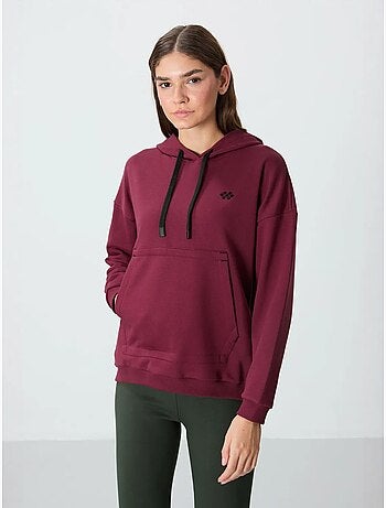 Sudadera con capucha oversize y bolsillo tommy