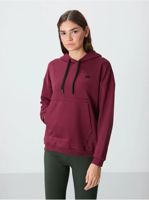 Sudadera con capucha oversize y bolsillo tommy - Kiabi Sudadera con capucha oversize y bolsillo tommy - Kiabi