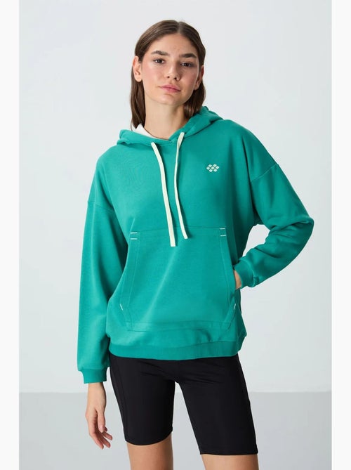 Sudadera con capucha oversize y bolsillo tommy - Kiabi
