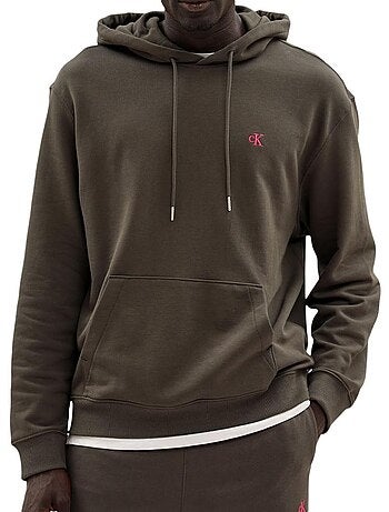 Sudadera con capucha para hombre Calvin Klein Jeans 350 Terry Monog