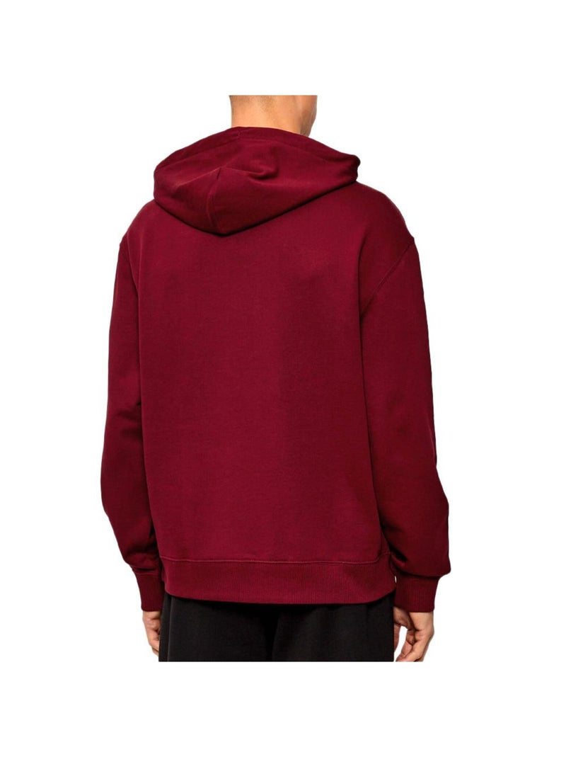 Sudadera con Capucha para Hombre Calvin Klein Jeans Burdeos - Kiabi