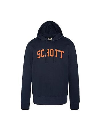 Sudadera con capucha para hombre Schott Logo