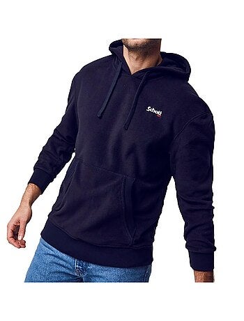 Sudadera con capucha para hombre Schott Micro Polar