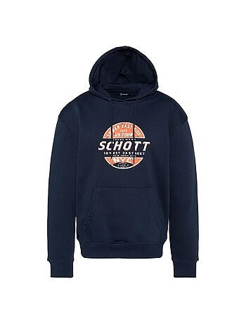 Sudadera con capucha para hombre Schott SWHUSTOUR