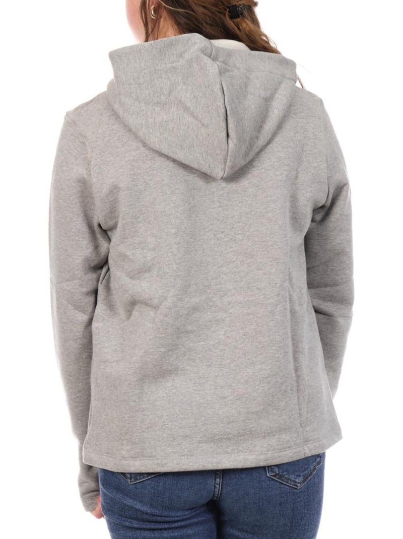 Sudadera con capucha para mujer le coq sportif Gris plateado - Kiabi