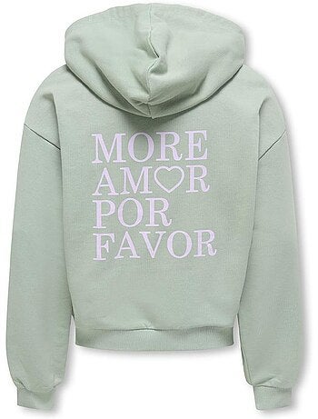 Sudadera con capucha para niña kids only