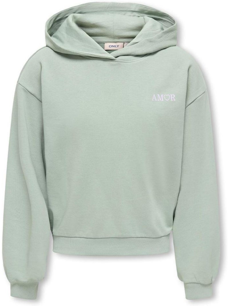Sudadera con capucha para niña kids only Verde - Kiabi