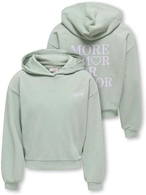 Sudadera con capucha para niña kids only - Kiabi Sudadera con capucha para niña kids only - Kiabi