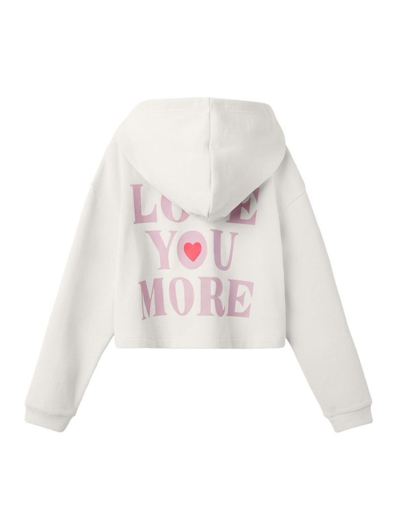 Sudadera con Capucha para Niña Name It Blanco - Kiabi