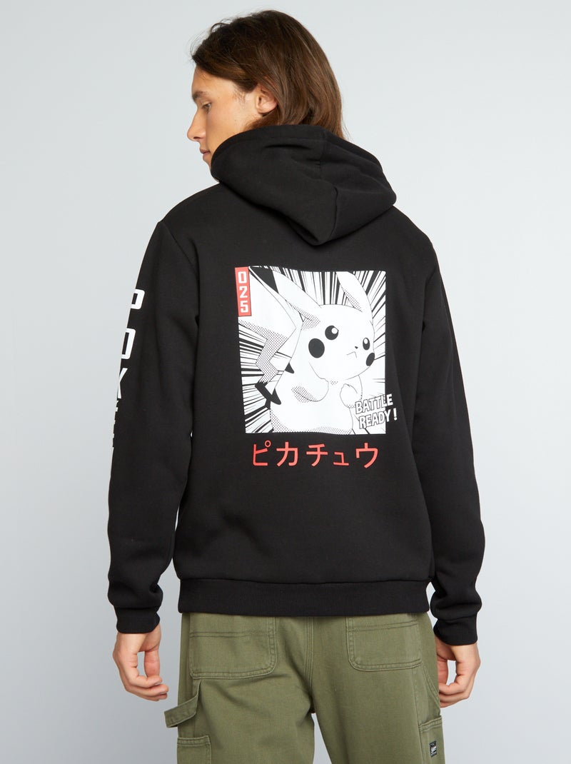Sudadera con capucha 'Pokemon' NEGRO - Kiabi