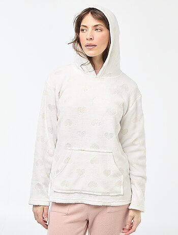 Sudadera con capucha polar