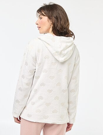 Sudadera con capucha polar