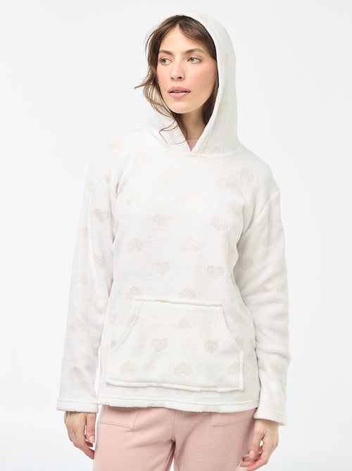 Sudadera con capucha polar - Kiabi