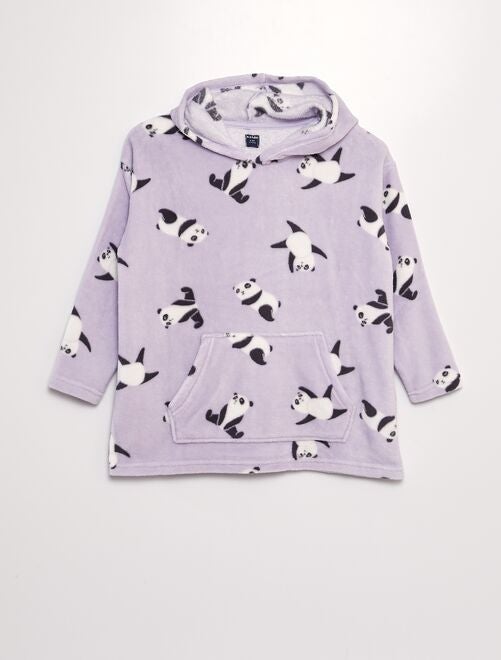 Sudadera con capucha polar con estampado - Kiabi