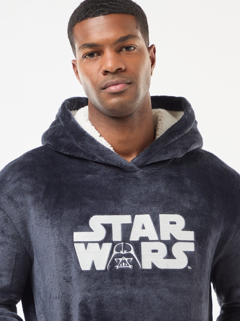 Sudadera con capucha polar 'Star Wars' Gris - Kiabi